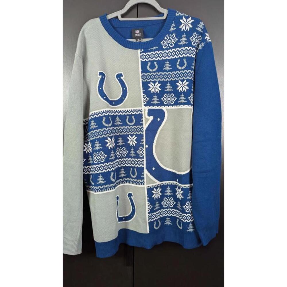 NFL Indianapolis Colts Men's 2XL Holiday Sweater